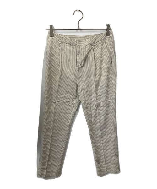 NEWYORKER（ニューヨーカー）NEWYORKER (ニューヨーカー) セットアップスーツ ストライプ　ベージュ ベージュ サイズ:9の古着・服飾アイテム