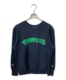Champion（チャンピオン）の古着「BEAMS別注 ニンジャタートルズスウェット ネイビー」｜ネイビー