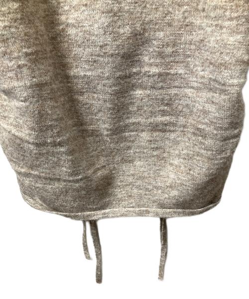 darich（ダーリッチ）Darich (ダーリッチ) オフショルステッチニットミニワンピース ベージュ サイズ:FREEの古着・服飾アイテム