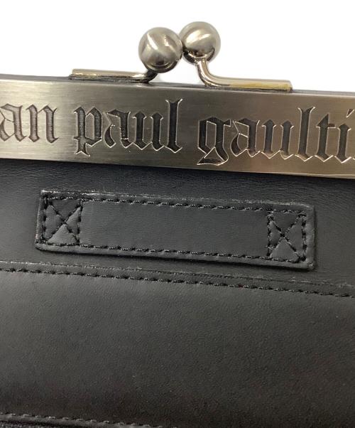 Jean Paul GAULTIER（ジャンポールゴルチェ）Jean Paul GAULTIER (ジャンポールゴルチェ) がま口バッグ ブラック ブラックの古着・服飾アイテム