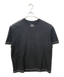 ADER error（アーダーエラー）の古着「ブラック コントラスト Tシャツ」｜ブラック