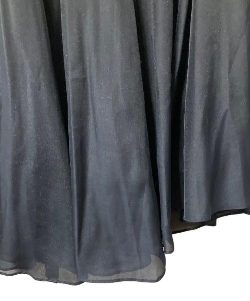 FRAY ID（フレイ アイディー）FRAY ID (フレイ アイディー) オーガンジーサーキュラースカート ネイビー 未使用品の古着・服飾アイテム