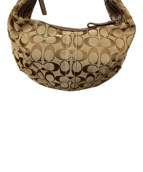 COACH（コーチ）COACH (コーチ) ワンショルダーバッグ シグネチャー　ブラウン ブラウンの古着・服飾アイテム