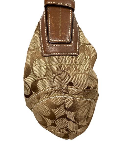 COACH（コーチ）COACH (コーチ) ワンショルダーバッグ シグネチャー　ブラウン ブラウンの古着・服飾アイテム