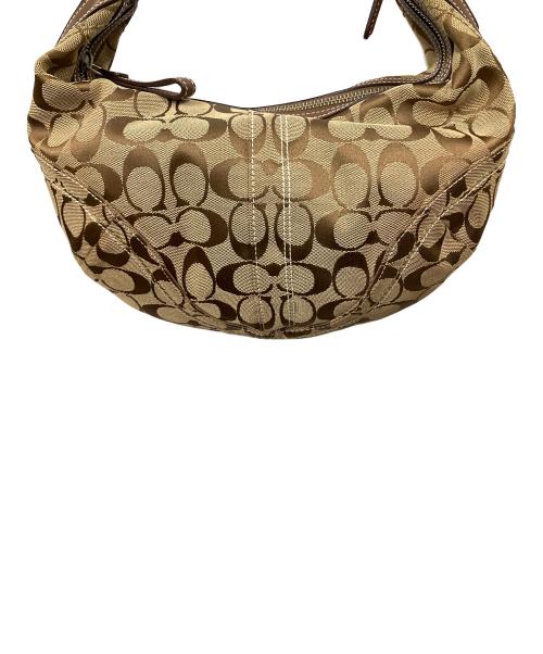 COACH（コーチ）COACH (コーチ) ワンショルダーバッグ シグネチャー　ブラウン ブラウンの古着・服飾アイテム