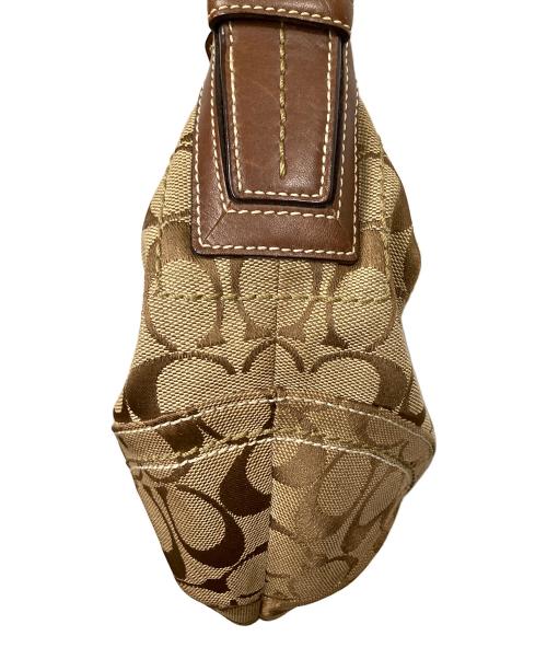 COACH（コーチ）COACH (コーチ) ワンショルダーバッグ シグネチャー　ブラウン ブラウンの古着・服飾アイテム