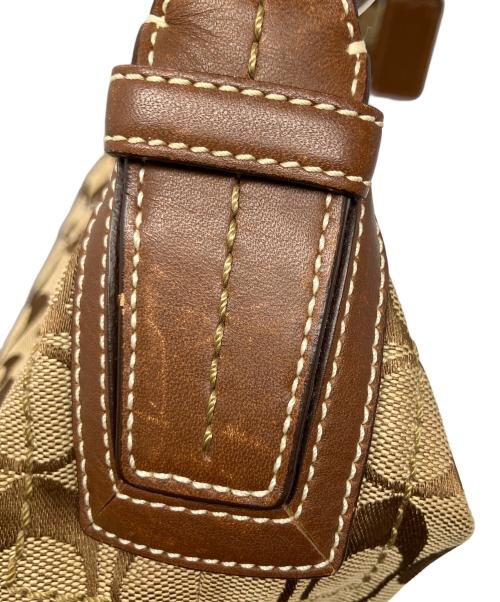 COACH（コーチ）COACH (コーチ) ワンショルダーバッグ シグネチャー　ブラウン ブラウンの古着・服飾アイテム