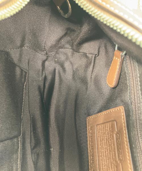 COACH（コーチ）COACH (コーチ) ワンショルダーバッグ シグネチャー　ブラウン ブラウンの古着・服飾アイテム