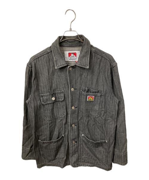 BEN DAVIS（ベンデイビス）BEN DAVIS (ベンデイビス) カバーオール グレー ブラック サイズ:Mの古着・服飾アイテム