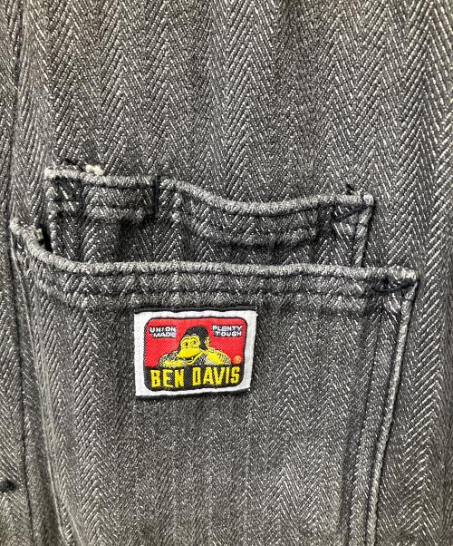 BEN DAVIS（ベンデイビス）BEN DAVIS (ベンデイビス) カバーオール グレー ブラック サイズ:Mの古着・服飾アイテム