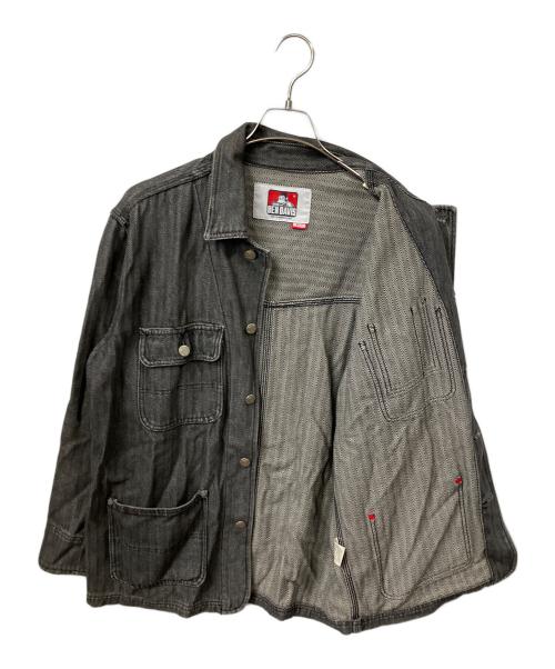 BEN DAVIS（ベンデイビス）BEN DAVIS (ベンデイビス) カバーオール グレー ブラック サイズ:Mの古着・服飾アイテム