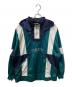 adidas originals（アディダスオリジナル）の古着「アノラックパーカー グリーン×ネイビー×ホワイト 80s」｜グリーン