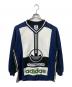adidas originals（アディダスオリジナル）の古着「90ｓ ロゴスウェット ホワイト×ネイビー×ブラック」｜ホワイト×ネイビー×ブラック