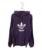 adidasアディダス）の古着「パーカー パープル 90ｓ」｜パープル
