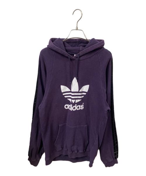 adidas（アディダス）adidas (アディダス) パーカー パープル 90ｓ パープル サイズ:Lの古着・服飾アイテム