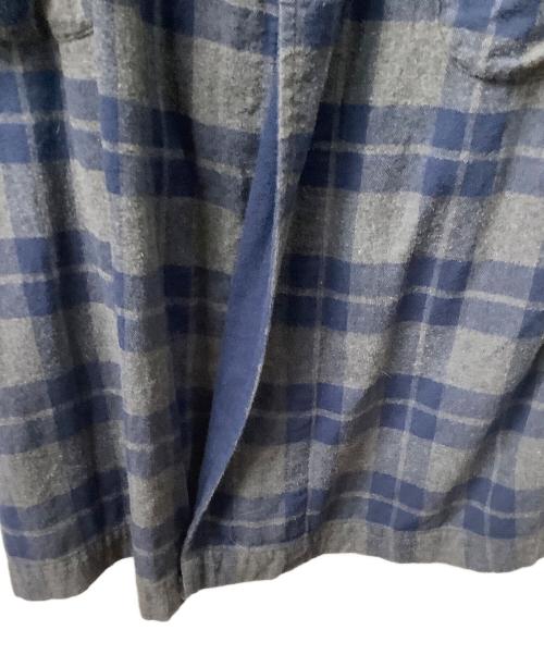 POLO RALPH LAUREN（ポロ・ラルフローレン）POLO RALPH LAUREN (ポロ・ラルフローレン) ガウンコート ネイビー×グレー ネイビー×グレー サイズ:S/Mの古着・服飾アイテム