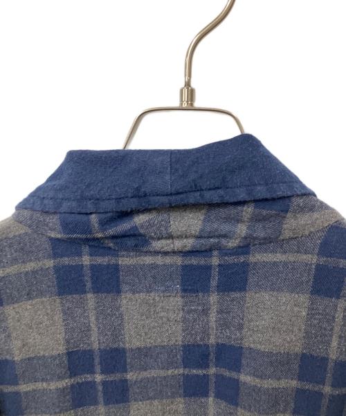 POLO RALPH LAUREN（ポロ・ラルフローレン）POLO RALPH LAUREN (ポロ・ラルフローレン) ガウンコート ネイビー×グレー ネイビー×グレー サイズ:S/Mの古着・服飾アイテム