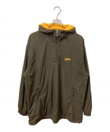 PUMA（プーマ）の古着「アノラックパーカー カーキ×オレンジ」｜カーキ