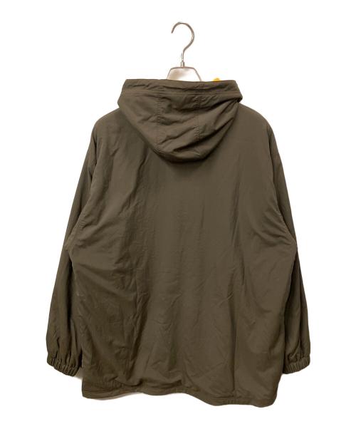 PUMA（プーマ）PUMA (プーマ) アノラックパーカー カーキ×オレンジ カーキ サイズ:Oの古着・服飾アイテム