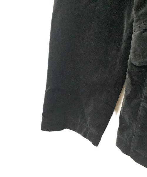 WOOLRICH（ウールリッチ）WOOLRICH (ウールリッチ) ベロアテーラードジャケット ブラック ブラック サイズ:Lの古着・服飾アイテム