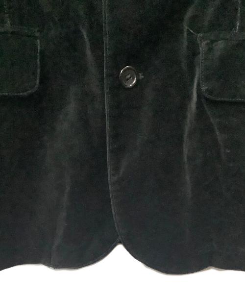 WOOLRICH（ウールリッチ）WOOLRICH (ウールリッチ) ベロアテーラードジャケット ブラック ブラック サイズ:Lの古着・服飾アイテム