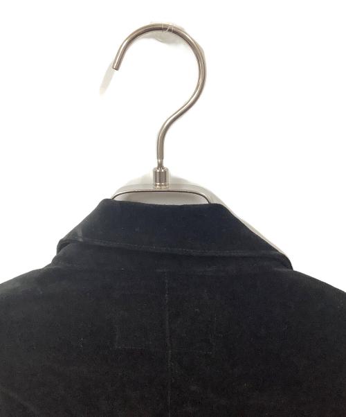 WOOLRICH（ウールリッチ）WOOLRICH (ウールリッチ) ベロアテーラードジャケット ブラック ブラック サイズ:Lの古着・服飾アイテム