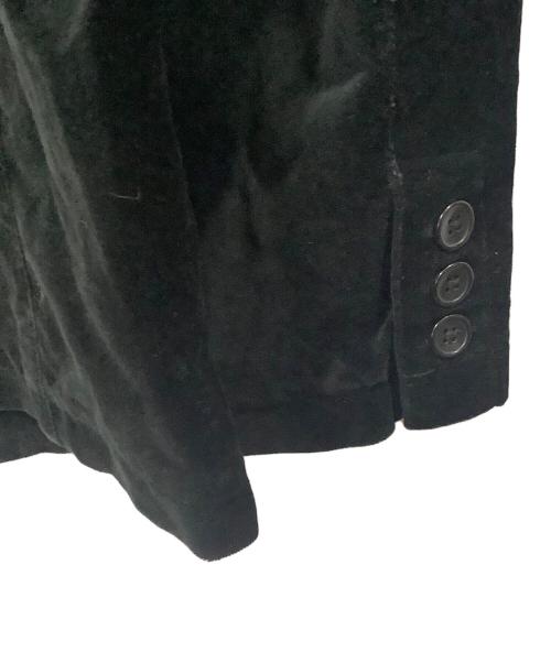 WOOLRICH（ウールリッチ）WOOLRICH (ウールリッチ) ベロアテーラードジャケット ブラック ブラック サイズ:Lの古着・服飾アイテム