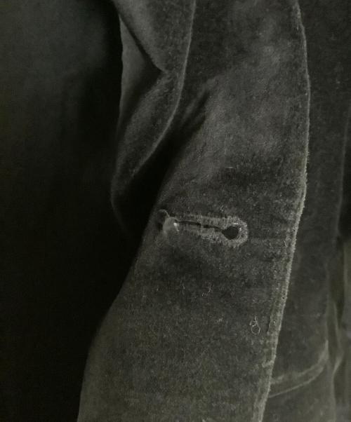 WOOLRICH（ウールリッチ）WOOLRICH (ウールリッチ) ベロアテーラードジャケット ブラック ブラック サイズ:Lの古着・服飾アイテム