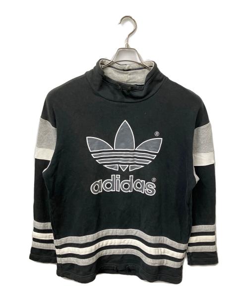 adidas（アディダス）adidas (アディダス) スウェット ブラック×グレー ブラック サイズ:Lの古着・服飾アイテム
