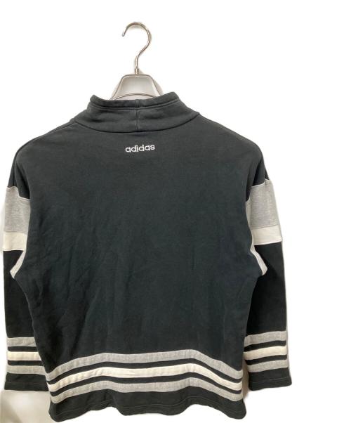 adidas（アディダス）adidas (アディダス) スウェット ブラック×グレー ブラック サイズ:Lの古着・服飾アイテム