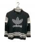 adidas（アディダス）の古着「スウェット ブラック×グレー」｜ブラック