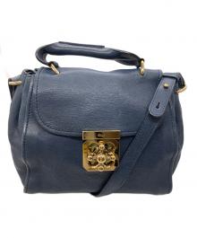 Chloe（クロエ）の古着「ショルダーバッグ」｜ネイビー