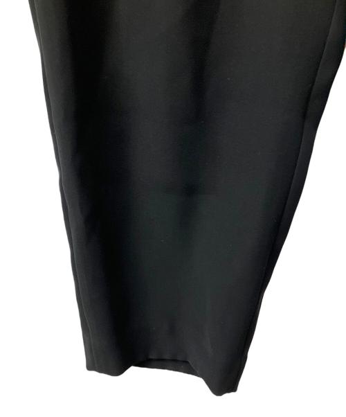 saqui（サキ）saqui (サキ)  TAPERED RIBBON PANTS ブラック サイズ:38の古着・服飾アイテム