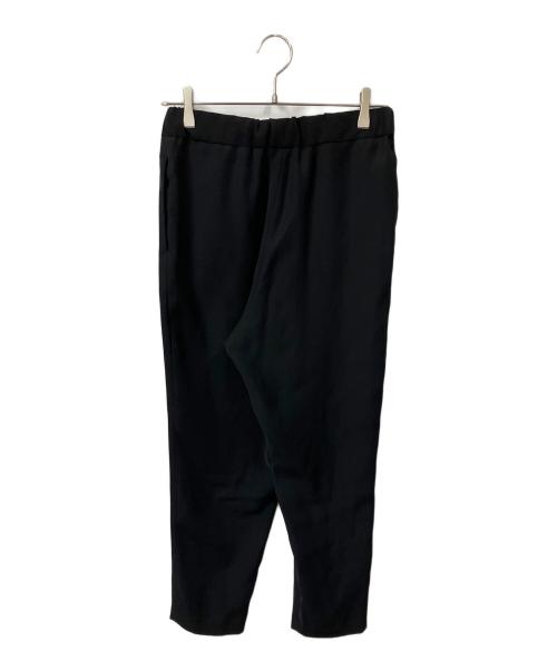 saqui（サキ）saqui (サキ)  TAPERED RIBBON PANTS ブラック サイズ:38の古着・服飾アイテム