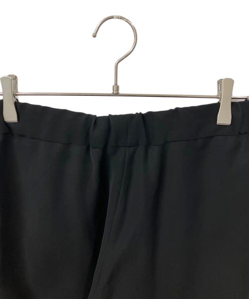saqui（サキ）saqui (サキ)  TAPERED RIBBON PANTS ブラック サイズ:38の古着・服飾アイテム