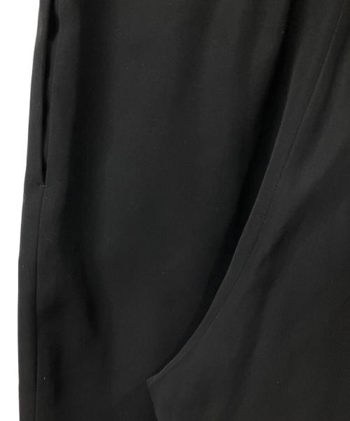 saqui（サキ）saqui (サキ)  TAPERED RIBBON PANTS ブラック サイズ:38の古着・服飾アイテム