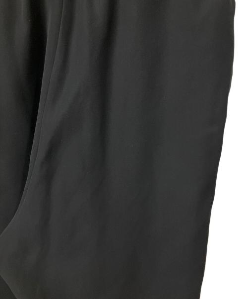 saqui（サキ）saqui (サキ)  TAPERED RIBBON PANTS ブラック サイズ:38の古着・服飾アイテム