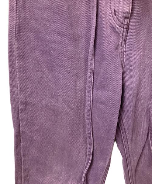 MUSUBORE（ムスボレ）musubore (ムスボレ) デニムパンツ　パープル パープルの古着・服飾アイテム