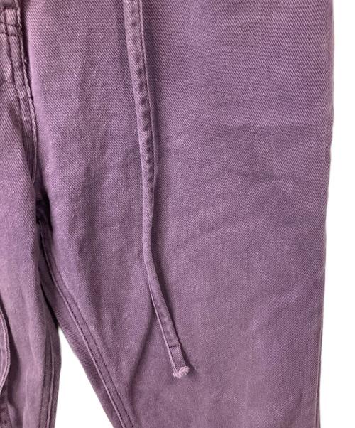 MUSUBORE（ムスボレ）musubore (ムスボレ) デニムパンツ　パープル パープルの古着・服飾アイテム