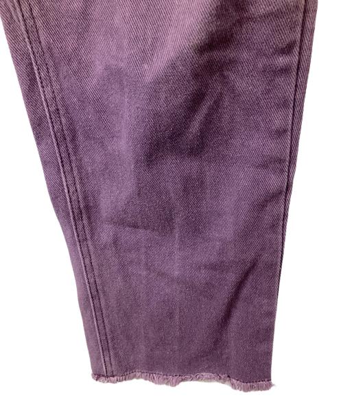 MUSUBORE（ムスボレ）musubore (ムスボレ) デニムパンツ　パープル パープルの古着・服飾アイテム