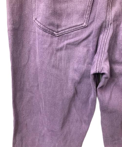 MUSUBORE（ムスボレ）musubore (ムスボレ) デニムパンツ　パープル パープルの古着・服飾アイテム