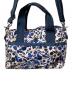 LeSportsac (レスポートサック) 2WAYバッグ ホワイト×ブルー　花柄 ホワイト×ブルー：6000円