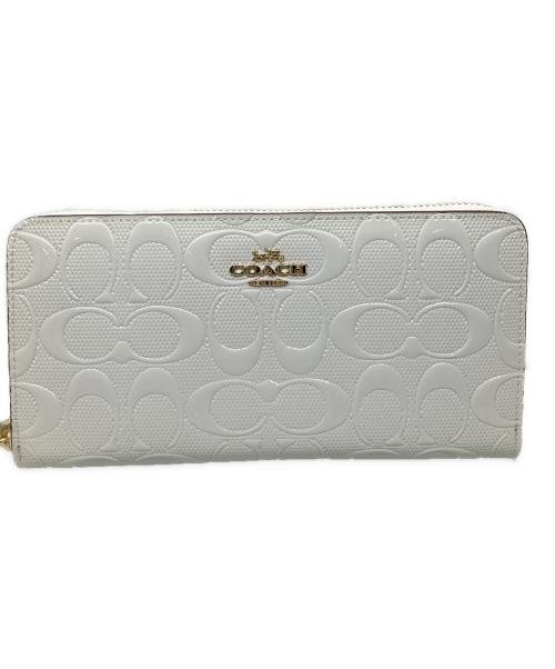 COACH（コーチ）COACH (コーチ) 長財布 ホワイトの古着・服飾アイテム