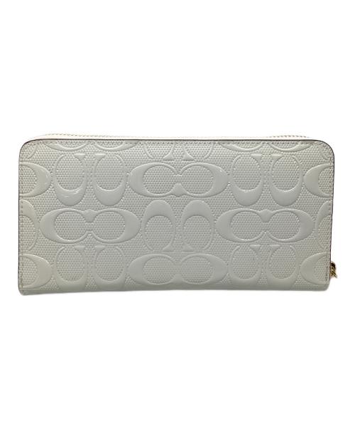COACH（コーチ）COACH (コーチ) 長財布 ホワイトの古着・服飾アイテム