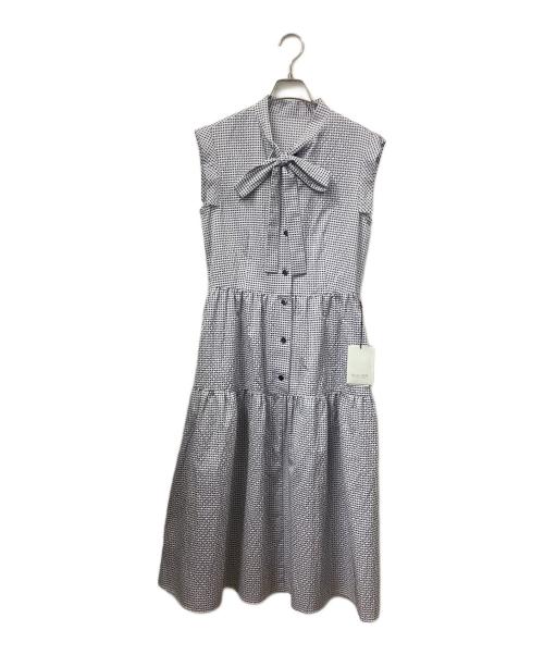 DUAL VIEW（デュアルヴュー）DUAL VIEW (デュアルヴュー) ノースリーブ・キャミソールワンピース ブルー サイズ:40の古着・服飾アイテム