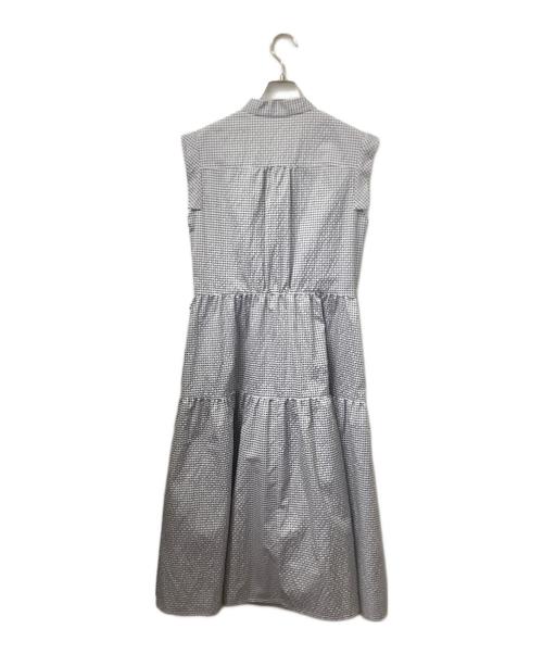 DUAL VIEW（デュアルヴュー）DUAL VIEW (デュアルヴュー) ノースリーブ・キャミソールワンピース ブルー サイズ:40の古着・服飾アイテム