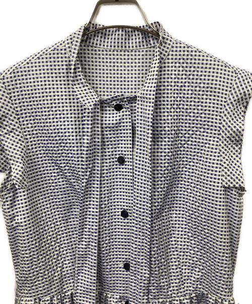 DUAL VIEW（デュアルヴュー）DUAL VIEW (デュアルヴュー) ノースリーブ・キャミソールワンピース ブルー サイズ:40の古着・服飾アイテム