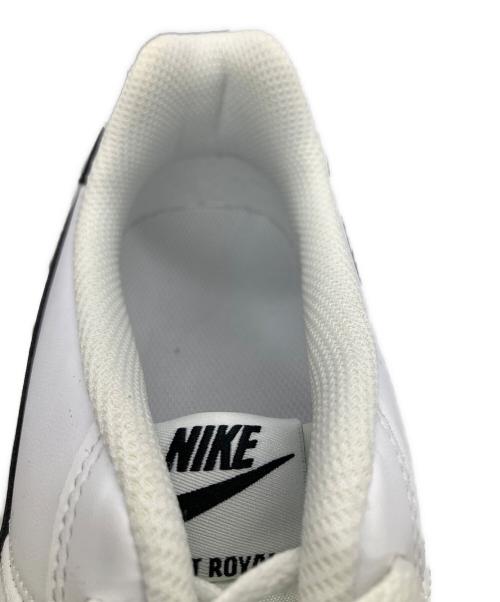 NIKE（ナイキ）NIKE (ナイキ) COURT ROYALE ホワイト×ブラック サイズ:26.5の古着・服飾アイテム