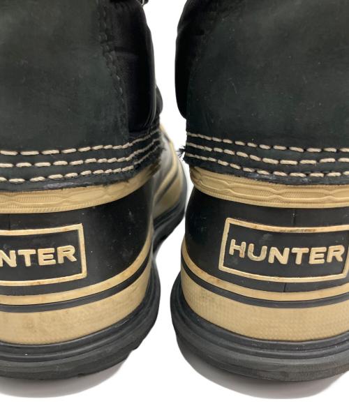 HUNTER（ハンター）HUNTER (ハンター) スノーファーブーツ ブラック×ブラウン ブラック×ブラウン サイズ:9の古着・服飾アイテム