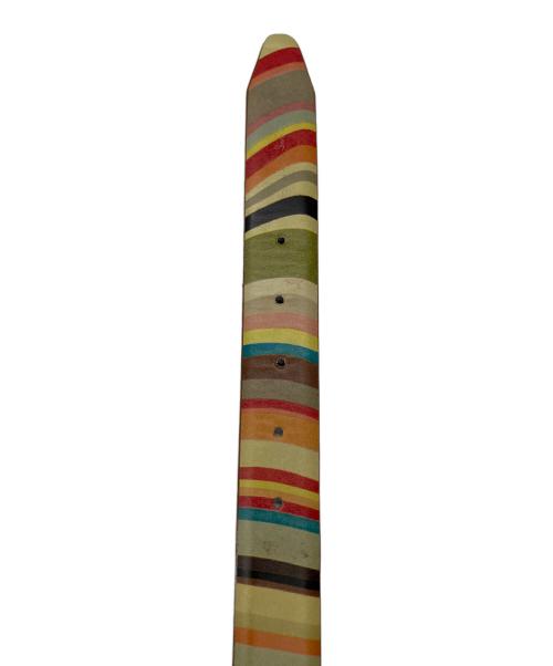 PAUL SMITH（ポールスミス）Paul Smith (ポールスミス) レザーベルト　マルチカラー マルチカラーの古着・服飾アイテム